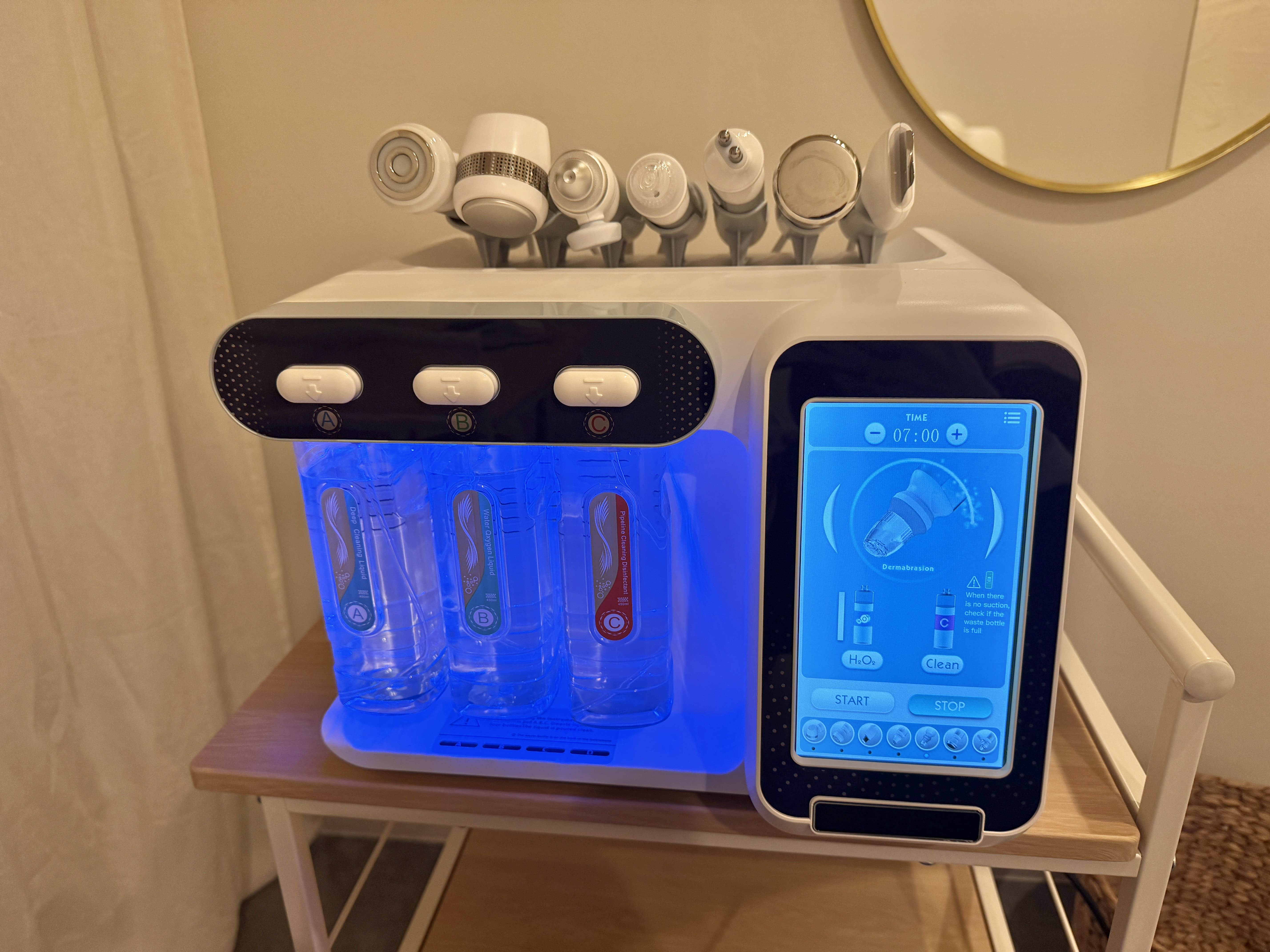 毛穴洗浄の機器